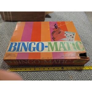 Vintage 1950s Bingo-Matic- Appears Complete